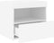vidaXL - Nachtkastjes - met - LED-verlichting - 2 - st - 50x40x45 - cm - wit