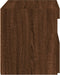 vidaXL - Nachtkastjes - met - LED-verlichting - 2 - st - 50x40x45 - cm - bruineiken