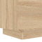 vidaXL - Nachtkastjes - met - LED-verlichting - 2 - st - bewerkt - hout - sonoma - eiken
