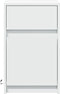 vidaXL - Nachtkastjes - met - LED-verlichting - 2 - st - bewerkt - hout - wit