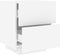vidaXL - Nachtkastjes - met - LED-verlichting - 2 - st - bewerkt - hout - wit