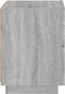 vidaXL - Nachtkastjes - met - LED-verlichting - 2 - st - bewerkt - hout - grijs - sonoma