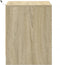 vidaXL - Nachtkastjes - met - LED-verlichting - 2 - st - bewerkt - hout - sonoma - eiken