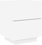vidaXL - Nachtkastjes - met - LED-verlichting - 2 - st - bewerkt - hout - wit