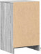 vidaXL - Nachtkastjes - met - LED-verlichting - 2 - st - bewerkt - hout - grijs - sonoma