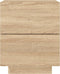 vidaXL - Nachtkastjes - met - LED-verlichting - 2 - st - bewerkt - hout - sonoma - eiken