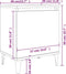 vidaXL - Nachtkastjes - met - metalen - poten - 40x30x50 - cm - grijs - sonoma - eiken