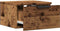 vidaXL - Nachtkastjes - wandgemonteerd - 2 - st - 34x30x20 - cm - oud - houtkleurig