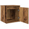 vidaXL - Nachtkastjes - wandgemonteerd - 2 - st - 38x34x40 - cm - oud - houtkleurig