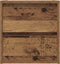 vidaXL - Nachtkastjes - wandgemonteerd - 2 - st - 38x34x40 - cm - oud - houtkleurig