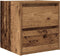 vidaXL - Nachtkastjes - wandgemonteerd - 2 - st - 38x34x40 - cm - oud - houtkleurig