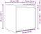 vidaXL - Nachtkastjes - wandgemonteerd - 2 - st - 38x34x40 - cm - wit