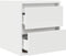 vidaXL - Nachtkastjes - wandgemonteerd - 2 - st - 38x34x40 - cm - wit
