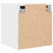 vidaXL - Nachtkastjes - wandgemonteerd - 2 - st - 38x34x40 - cm - wit