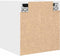 vidaXL - Nachtkastjes - wandgemonteerd - 2 - st - 38x34x40 - cm - wit