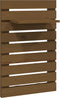 vidaXL - Nachtkastjes - wandgemonteerd - 2 - st - massief - grenenhout - honingbruin