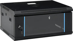 vidaXL Netwerkkast voor aan de muur 4U 19" IP20 600x450x285 mm
