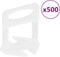 vidaXL - Nivelleringssysteem - voor - tegels - 250 - wiggen - 500 - klemmen - 1,5 - mm