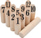 vidaXL Nummer Kubb spelset hout