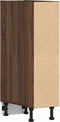 vidaXL - Onderkast - 20x44,5x81,5 - cm - bewerkt - hout - bruin - eikenkleur
