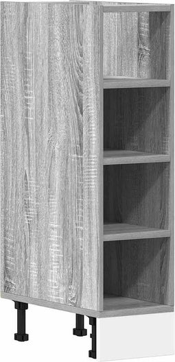 vidaXL - Onderkast - 20x44,5x81,5 - cm - bewerkt - hout - grijs - sonoma - eikenkleur
