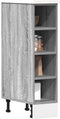 vidaXL - Onderkast - 20x44,5x81,5 - cm - bewerkt - hout - grijs - sonoma - eikenkleur