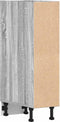 vidaXL - Onderkast - 20x44,5x81,5 - cm - bewerkt - hout - grijs - sonoma - eikenkleur