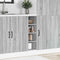 vidaXL - Onderkast - 20x44,5x81,5 - cm - bewerkt - hout - grijs - sonoma - eikenkleur