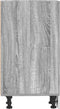 vidaXL - Onderkast - 20x44,5x81,5 - cm - bewerkt - hout - grijs - sonoma - eikenkleur