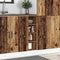 vidaXL - Onderkast - 20x44,5x81,5 - cm - bewerkt - hout - oud - houtkleurig