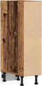 vidaXL - Onderkast - 20x44,5x81,5 - cm - bewerkt - hout - oud - houtkleurig