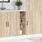 vidaXL - Onderkast - 20x44,5x81,5 - cm - bewerkt - hout - sonoma - eikenkleurig