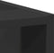 vidaXL - Onderkast - 20x44,5x81,5 - cm - bewerkt - hout - zwart