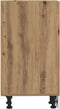 vidaXL - Onderkast - 30x44,5x81,5 - cm - bewerkt - hout - artisanaal - eikenkleur