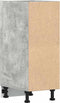 vidaXL - Onderkast - 30x44,5x81,5 - cm - bewerkt - hout - betongrijs