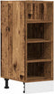 vidaXL - Onderkast - 30x44,5x81,5 - cm - bewerkt - hout - oud - houtkleurig