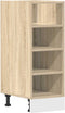 vidaXL - Onderkast - 30x44,5x81,5 - cm - bewerkt - hout - sonoma - eikenkleurig