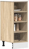 vidaXL - Onderkast - 30x44,5x81,5 - cm - bewerkt - hout - sonoma - eikenkleurig