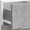 vidaXL - Onderkast - 40x46x81,5 - cm - bewerkt - hout - betongrijs