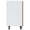 vidaXL - Onderkast - 40x46x81,5 - cm - bewerkt - hout - bruin - eikenkleur