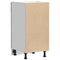 vidaXL - Onderkast - 40x46x81,5 - cm - bewerkt - hout - bruin - eikenkleur