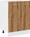vidaXL - Onderkast - 60x46x81,5 - cm - bewerkt - hout - artisanaal - eikenkleur