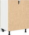 vidaXL - Onderkast - 60x46x81,5 - cm - bewerkt - hout - artisanaal - eikenkleur