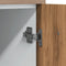 vidaXL - Onderkast - 60x46x81,5 - cm - bewerkt - hout - artisanaal - eikenkleur