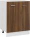 vidaXL - Onderkast - 60x46x81,5 - cm - bewerkt - hout - bruineikenkleurig