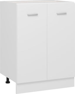 vidaXL - Onderkast - 60x46x81,5 - cm - bewerkt - hout - wit