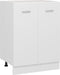 vidaXL - Onderkast - 60x46x81,5 - cm - bewerkt - hout - wit