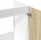 vidaXL - Onderkast - 80x46x81,5 - cm - bewerkt - hout - sonoma - eikenkleurig