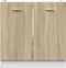 vidaXL - Onderkast - 80x46x81,5 - cm - bewerkt - hout - sonoma - eikenkleurig