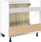 vidaXL - Onderkast - 80x46x81,5 - cm - bewerkt - hout - sonoma - eikenkleurig